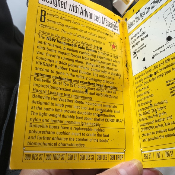 Belleville Boots Men's 15 Black Gore-Tex Combat 770V Insulated Waterproof New - Picture 16 of 16